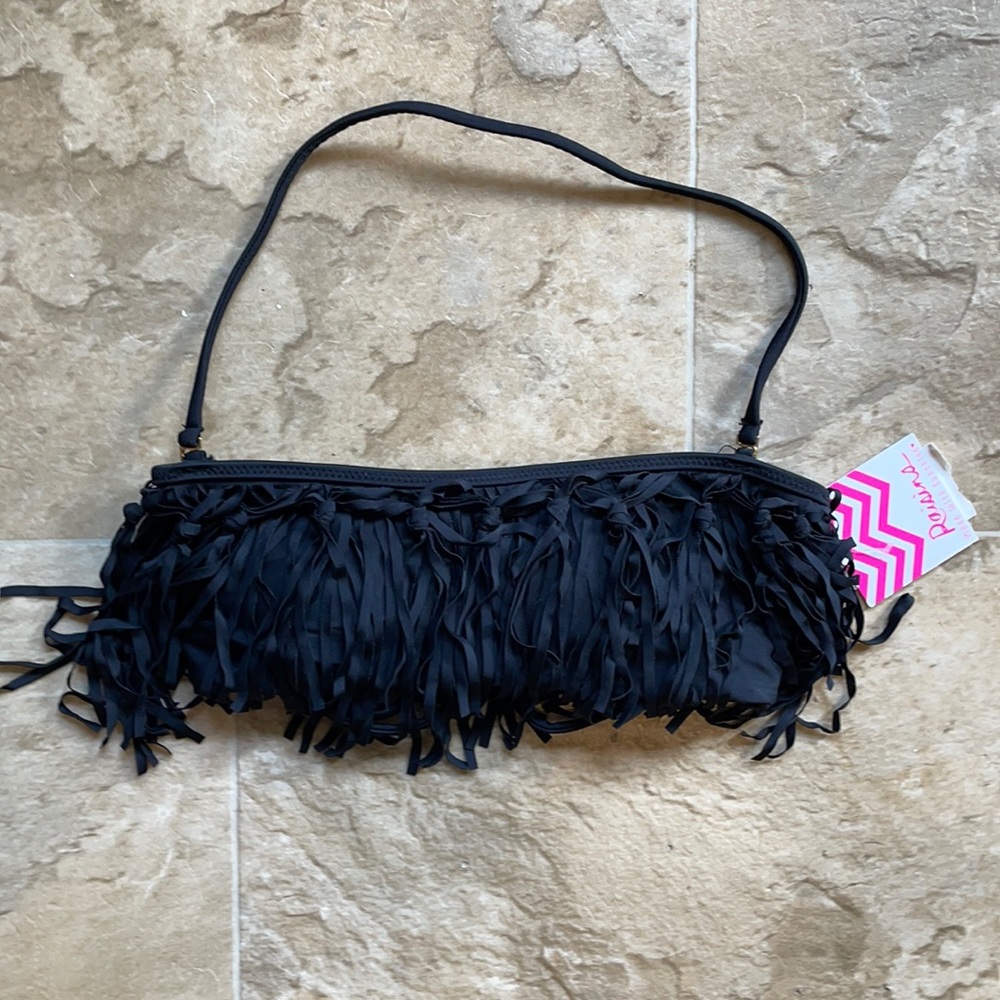 Raisins bikini top black size small new with tag